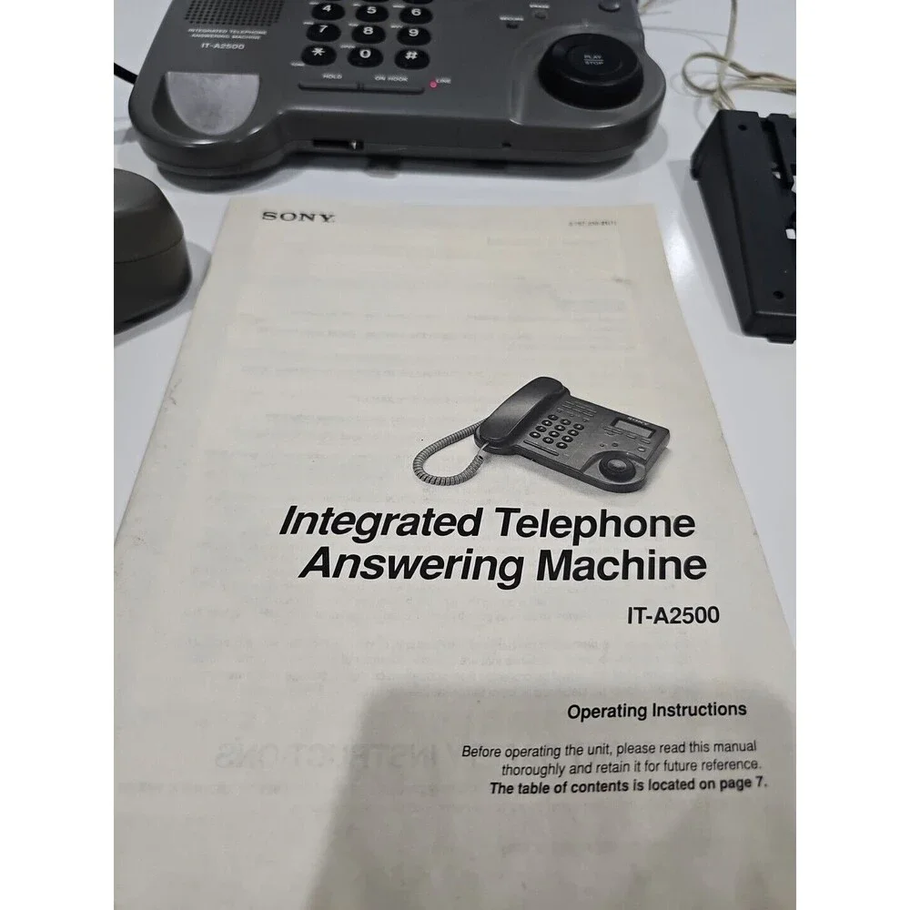 Sony IT-A2500 Integrated Digital Telephone Answering Machine Working